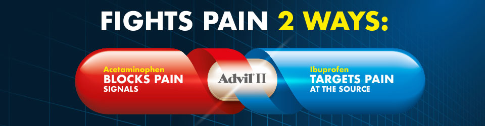 Advil Fights Pain Two Ways