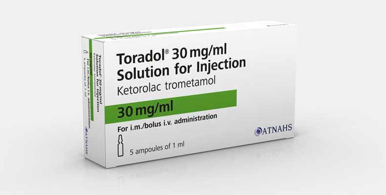 can you give 60 mg toradol iv